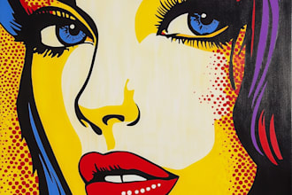 draw a pop art portrait for you