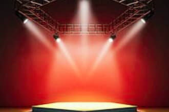 do 3d stage lighting, stage event , stage performance visual and stage design