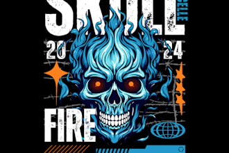 create trendy and custom tshirt designs for your brand or pod store