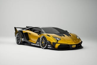 reset3d car polygon,3d car for product, game car,f1 wrap design,web car, lambo