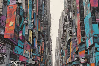 do illustration expresionism art, graffity, abstract