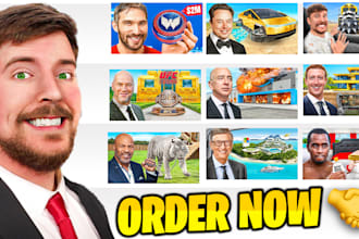 design best, amazing, attractive youtube thumbnails