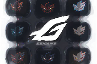 design awesome minimalist esport clogo