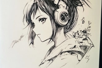 make anime tattoo design