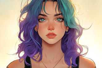 color your comics and manga commission in any art style