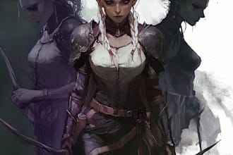 create a dnd art and d and d character for you