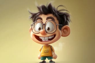 draw custom cartoon character illustration drawing