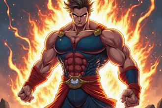 draw your idea in badass anime, manga and comic character