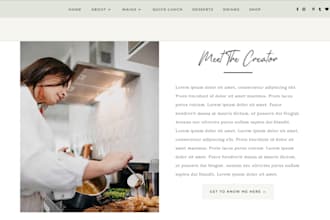 design restaurant website with online food ordering system