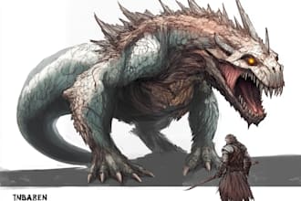 draw fantasy or dnd creatures and monsters