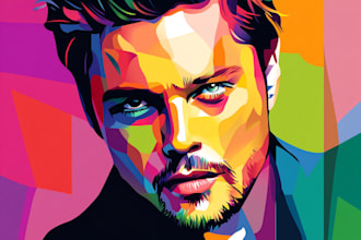 draw your photo to an amazing vector pop art wpap