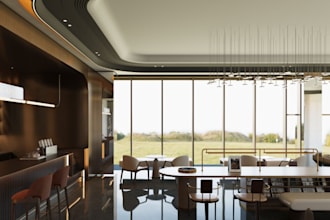 do interior design, retail stores, spa, office,shops, cafe, restaurant,kiosk,bar
