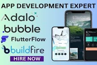 create custom widgets in flutter flow adalo and backend with firebase