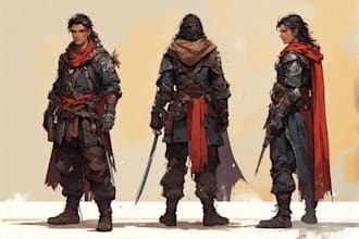 design digital characters, concept art, or game assets