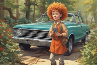 illustrate comics for child books, graphic novels, cartoons