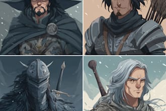 do a dnd character or dnd party art