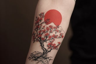 design a tattoo in japanese style
