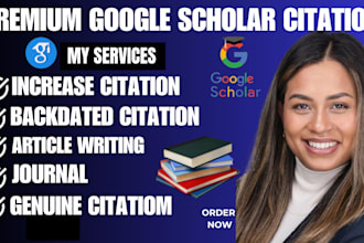 boost citations from google scholar journals with high impact factor