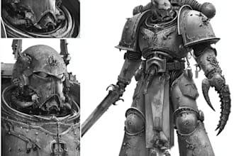 do your star wars, warhammer 40k or character in my style