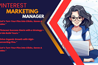 be your expert pinterest manager for SEO, pins, boards, and ads