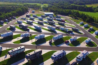 design campground park, rv park, campsite, site map, site plan