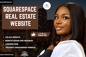 build squarespace real estate website with idx integration property listing