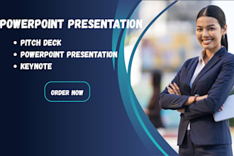 redesign your powerpoint keynote presentation to make it visual and pitch deck