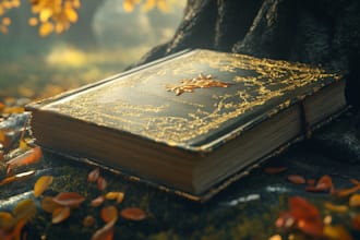 make erotic, fantasy romance book cover or ebook cover art