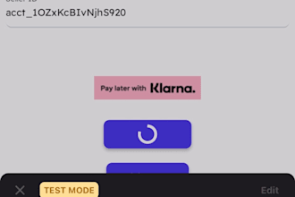 integrate stripe and klarna payments into flutterflow