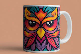 do trendy coffee mug design for your pod business