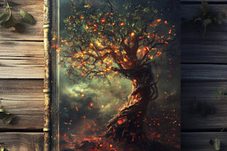 do fantasy book cover, thriller book cover design
