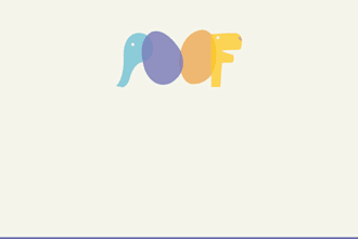do a cute logo for your kids daycare, school, or toy shop