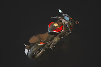 3d motorcycle model,sculpt3d bike,sport bike parts, 3d printing,lego vehicle,stl