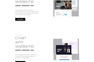 design and develop a modern, responsive website in webflow