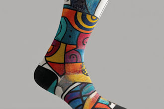 design a streetwear socks mockups for your brand