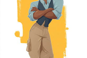 make a disney cartoon portrait art for you