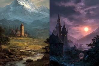 illustrate fantasy book covers and ebook covers