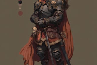 make dnd character, fantasy, illustration for concept art