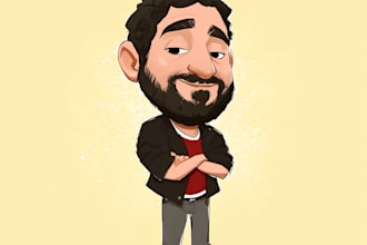make cartoon caricature, avatar