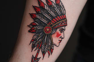 draw a unique and custom tattoo design