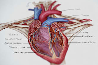 draw exercise, medical and anatomy illustrations