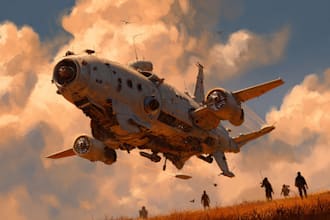 design spaceship, sci fi illustration and sci fi art