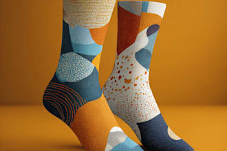 design custom and unique socks design