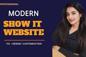fix customize redesign edit showit website or showit blog in 24 hours