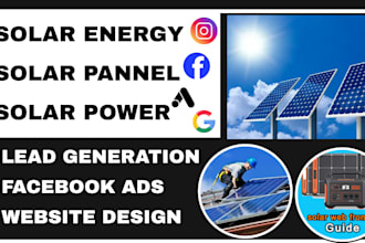 generate a highly solar website lead generation solar energy via facebook ads