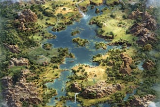 design your modern  fantasy map, vector maps, rv maps, events, or city maps in