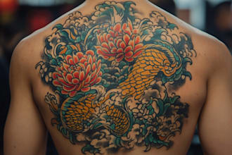 custom japanese tattoo art for unique ink