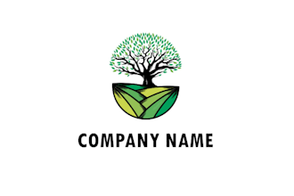 create your mower,cannabis,landscape,tree logo