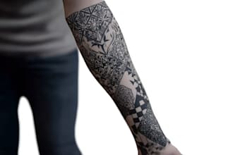 create custom tattoo design, tattoo sleeve