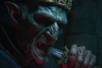 design an horror art or fantasy horror character